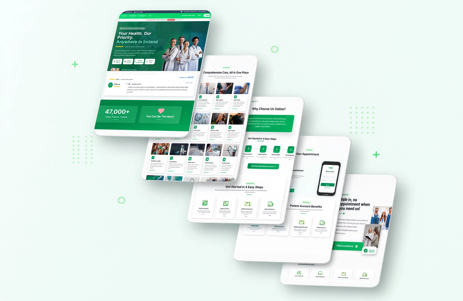 FFMC patient booking and consultation platform interface